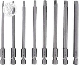 T8-t40 Bestgle 445023996993 8pc Torx Screwdriver Bits 1/4 Inch Hex Shank Electric Magnetic Star