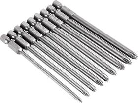 Bestgle 603935140843 9pcs Magnetic Long Phillips Screwdriver Bits 1/4 Inch Hex Shank Cross Screw Head Scr