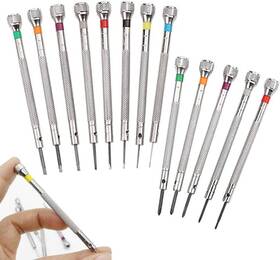 Betterjonny 313041387383 13 Pcs Micro Precision Watch Screwdriver 0.6-2.0 Mm 1.2-2.0mm Preci