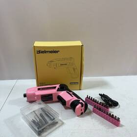 Aub098qc2nbl Bielmeier 4v Pink Cordless Screwdriver Set Small Electric Drill Rechargeable