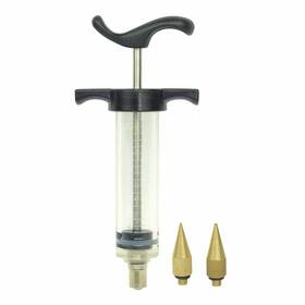 19408 Big Horn High Pressure Glue Injector With 2 Brass Tips Gold