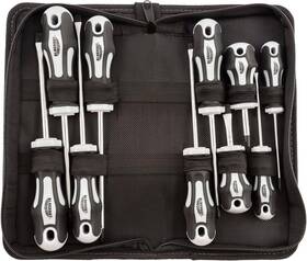 Blackout Xp 840174803355 10-piece Slotted And Phillips Screwdriver Set Plus Zippered Carrying B