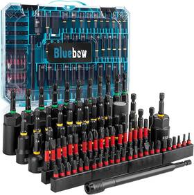 80psc Bluebow 744759555014 Magnetic Impact Nut Driver Set - Metric And Sae With Socket Adapters Wing N 80psc Bluebow 744759555014 Magnetic Impact Nut Driver Set - Metric And Sae With Socket Adapters Wing N