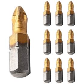 Bokwin221219-011 Bokwin 10pcs Ph2 Anti Slip Screwdriver Bit Set 1/4 Inch Hex 25mm Length Bokwin221219-011 Bokwin 10pcs Ph2 Anti Slip Screwdriver Bit Set 1/4 Inch Hex 25mm Length