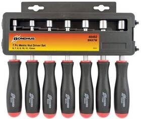Bondhus 037231484927 48492 Hollow Shaft Nut Driver Set 7 Piece