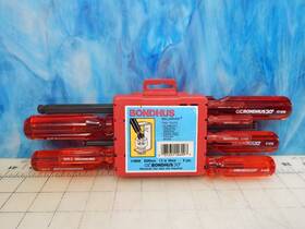 10699 Bondhus Tools Bsx9mm Metric 9pc 1.5mm To 10mm Ball Driver End Hex Set