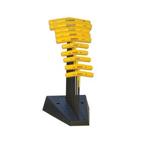 Bnd13190 Bondhus Balldriver/hex T-handles Set With Stand 10