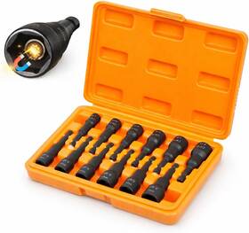 Boxify 445054590528 12-piece Magnetic Nut Driver Set - Premium Impact Power Hex Drill Bit