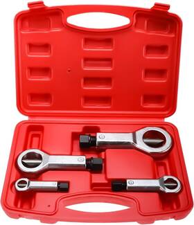 Kc-0310 Brand Kuntec 4pcs Nut Splitter Set Heavy Duty Broken Damaged Screw Removal Kc-0310 Brand Kuntec 4pcs Nut Splitter Set Heavy Duty Broken Damaged Screw Removal