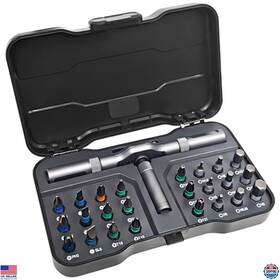 24rs1 Brand Spaceinside 24-in-1 Magnetic Ratchet Screwdriver Set Precision Tool Kit With Multi-bit Tips