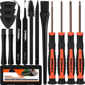 Tp-ps4 Brand Tekprem Cleaning And Opening Repair Kit For Ps5 Ps4 Ps3 14 In 1 Screwdriver