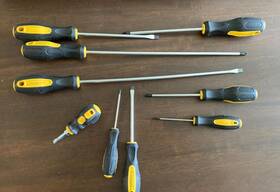 Branded 313101014068 9pcs Magnetic Screwdrivers Set Including 12in Phillips And Slotted