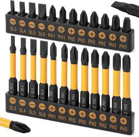 T5-t40 Branded 445033017039 24 Pcs Torx Bit Set Tamper Resistant Security Bits S2 Steel