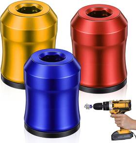 5212cfry9098 Branded 3pcs Magnetic Screwdriver Head Ring Set For Drills Power Bits - Diy Repair Tool