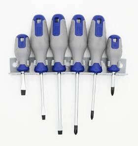 68687 Branded Project Source Magnetic Screwdriver Set 6-pc 4-in Precision Hand Tools