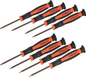 Branded 711181251821 8 In 1 Small Torx Screwdriver Set With T3 T4 T5 T6 T7 T8 T9 T10 Security