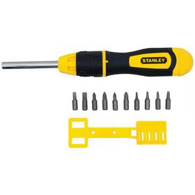 Branded 726084059313 3 Inch Multi-bit Ratcheting Screwdriver Stanley Bits Bit With Tools Set