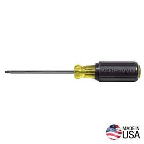 Branded 726084743984 Klein Tools 661 #1 Square-recessed Tip Screwdriver - 4 Inch Round-shank