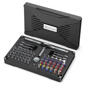 Ha154 Branded 74 In 1 Magnetic Screwdriver Set Multi Bit Ratchet Black