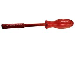 380-06 Brookstone Magnetic Screwdriver 1/4 Inch Bit - West Germany Magazin Magnetisch Bits