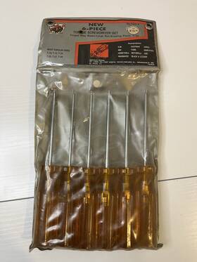 T10-t30 Buffalo Tqs-6 New Brand 6-piece Torque Screwdriver Set Torx Sealed Nos