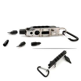 Buspoll 737269546054 Phillips Screwdriver Keychain Tool Flat And Nutdriver Hex