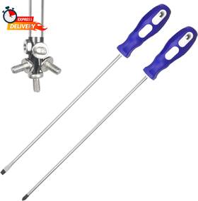 C&xanadu 445040668620 Slotted And Phillips Screwdriver Ph2 12 Inch Long Cross-head Flat Bla