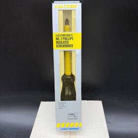 66252 Caltrem Electricians Screwdriver #2 Phillips 8 Inch Length Bulk Lot Of 6 66252 Caltrem Electricians Screwdriver #2 Phillips 8 Inch Length Bulk Lot Of 6