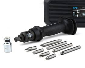 21095 Capri Tools Premium Impact Driver Set Manual Reversible For Brake Black