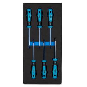 Capri Tools 886352250078 Kontour Star Screwdriver Set 6-piece With The Mechanics Tray