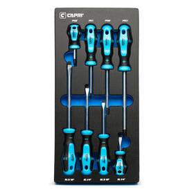 Capri Tools B079g7pyrf 25000-ss8kmt Kontour Screwdriver Set 8-piece The Mechanics Tray