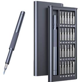 Lsd002 Card Holder 25-in-1 Precision Small Screwdriver Set Silver Black