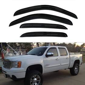 A80008-94515c Cbx Auto 4pcs Side Window Deflectors Out-channel Visors Fit 07-14 Silverado Sie