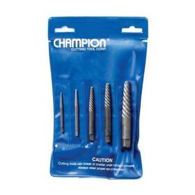 Cccx115 Champion Cutting Tool Corp. # 1 To 5 Screw Extractor Set Piece