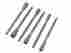 Chib0460 Aj 6 Pc Magnetic Nut Driver Setter Bit Nutdriver Sae 1 4 5 16 3 8 2ea New 794685134005