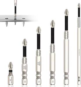 2335135 Coloday High Magnetic Screwdriver Drill Bit Set 2025 New Anti Slip Sliver