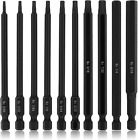 Comoware Allen Wrench Drill Bits Set 10 Pack Long Sae 1/4 Inch