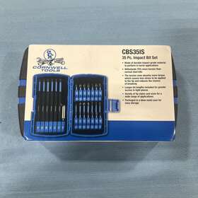 Cbs35is Cornwell Tools 35pc Impact Bit Driver Set New