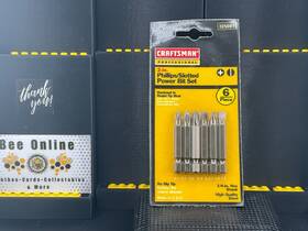 9-25691 Craftsman 045325947739 Vintage Nos 2in 1/4 Inch Hex Shank 6pc New