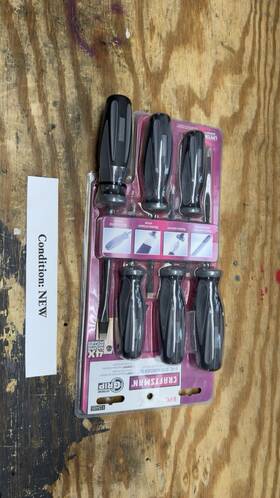 15495 Craftsman Sears Extreme Grip 6 Piece Screwdriver Set