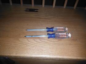 41142 Craftsman 41141 Robertson #1 And #2 Square Drive Screwdriver Usa Vintage