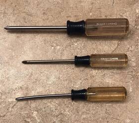 41294-41293 Craftsman 3 Vintage Phillips Screwdrivers 41294 #1 And 41293 #0