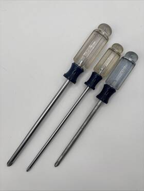 41296 Craftsman 41298 41297 Vintage Phillips Wf Screwdrivers #3 #2 #4 Usa