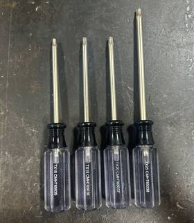 41476 Craftsman 41473 Lot Of 4 Torx Screwdrivers - T10 T15 T20 T25
