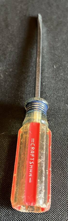 41509 Craftsman Vintage 1/8 Slotted Flathead Screwdriver Wf Forged Made In Usa