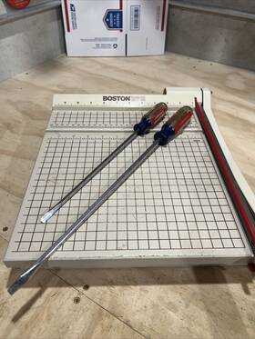 41582 Craftsman 41585 Lot 1/4 Inch Wf 16 - 3/16 12 1/2 Flathead Screwdrivers