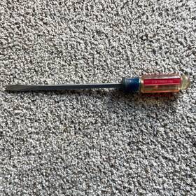 41587-wf Craftsman 8 Inch Shaft No. 41587 Wf Flat Head 5/16 Screwdriver-pre-owned