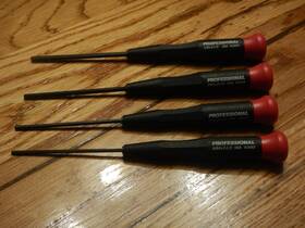 41692 Craftsman Sears Professional Hex 4pc Micro-tech Precision Screwdriver Set Usa