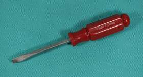 41760-r-pr-3 Craftsman 41760 No. Red Handled 1/4 Inch X 4 Slotted / Straight Screwdriver