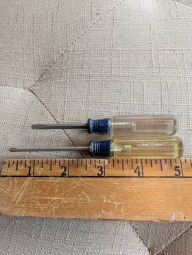 41784-41293 Craftsman 2 Small Vth Screwdrivers #0 41293 Wf Phillips And 41784 1/8 Straight